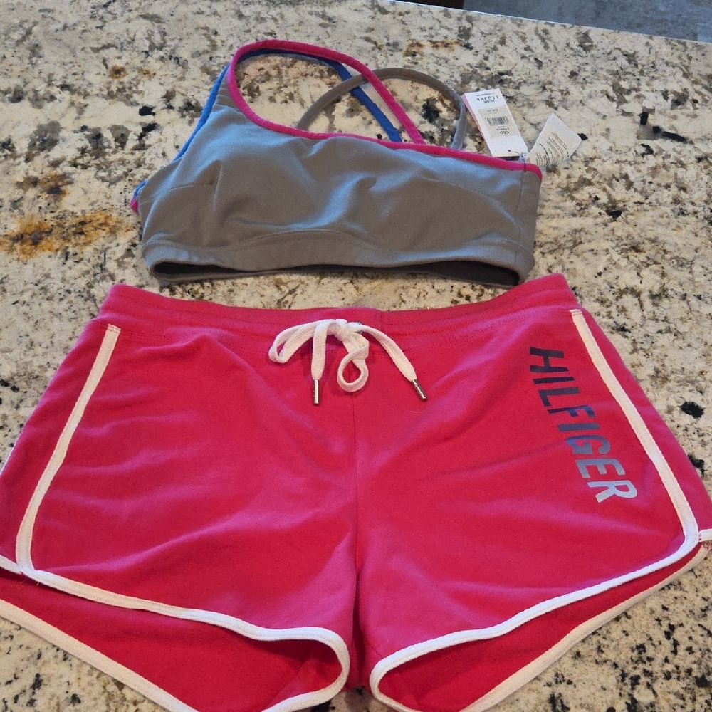Womens Sport Top And Shorts